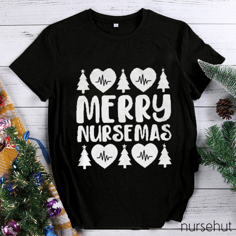 Merry Nursemas Nurse T-Shirt