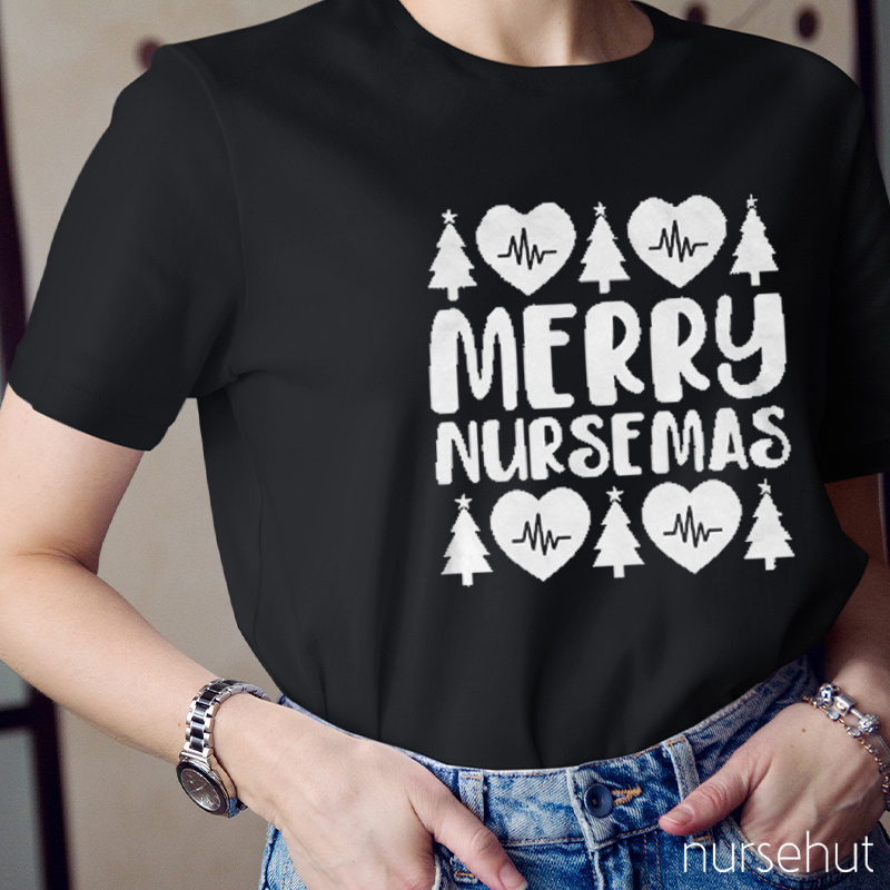 Merry Nursemas Nurse T-Shirt