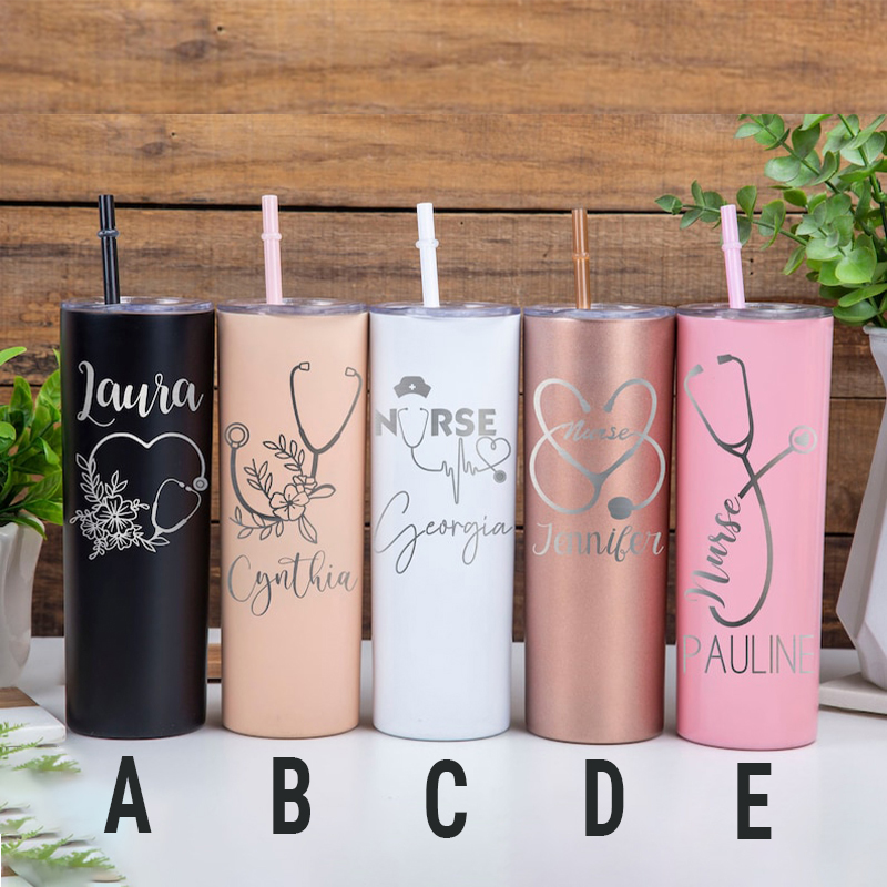 Personalized I'm Ready To Treat You Nurse Skinny Tumbler