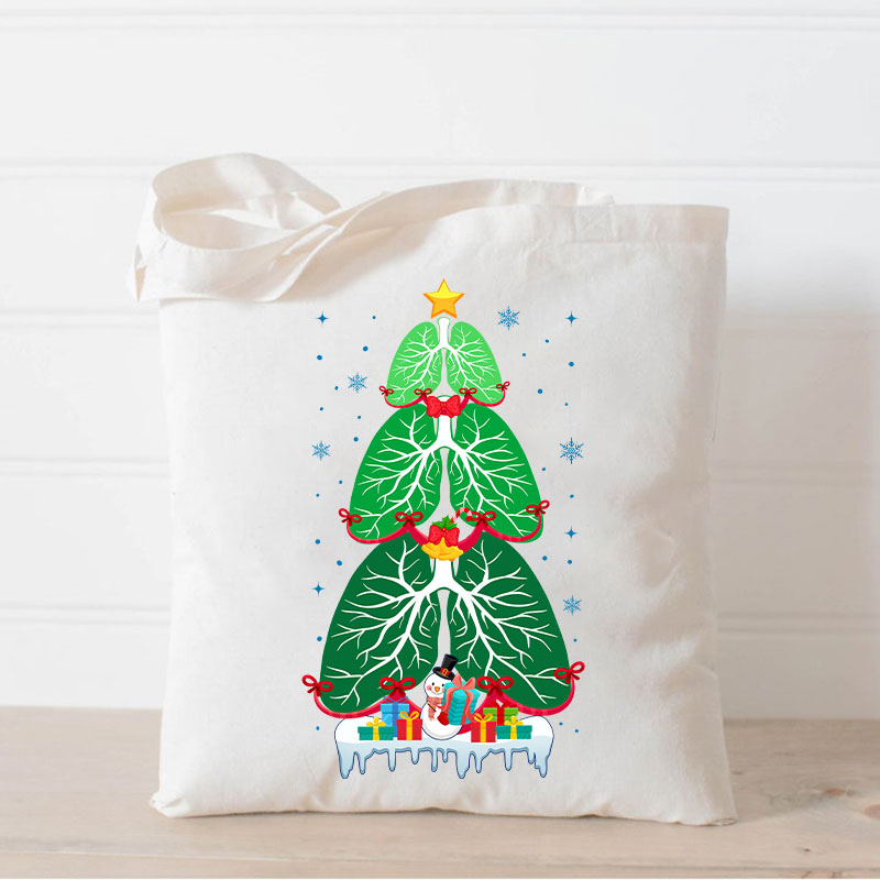 Healthy Lungs Nurse Tote Bag