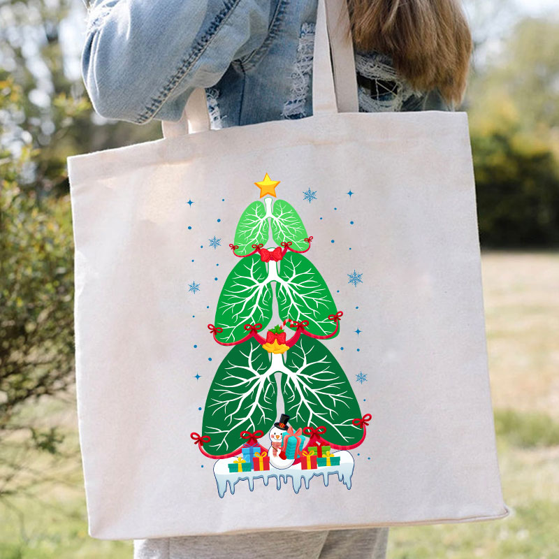 Healthy Lungs Nurse Tote Bag