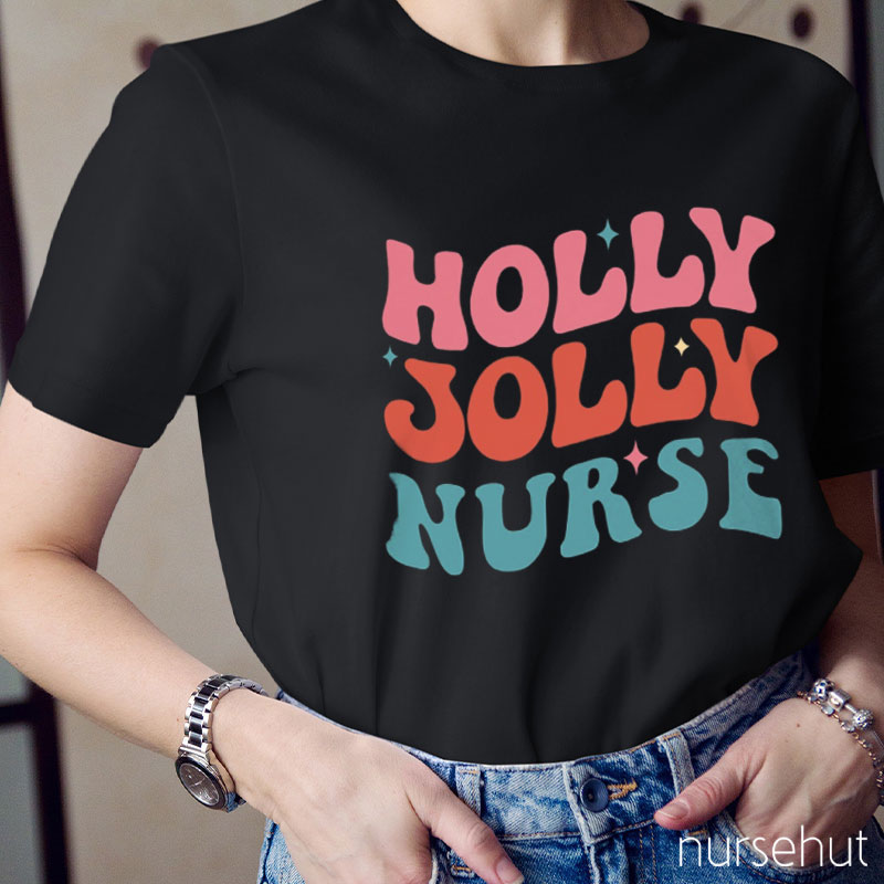Holly Jolly Nurse T-Shirt
