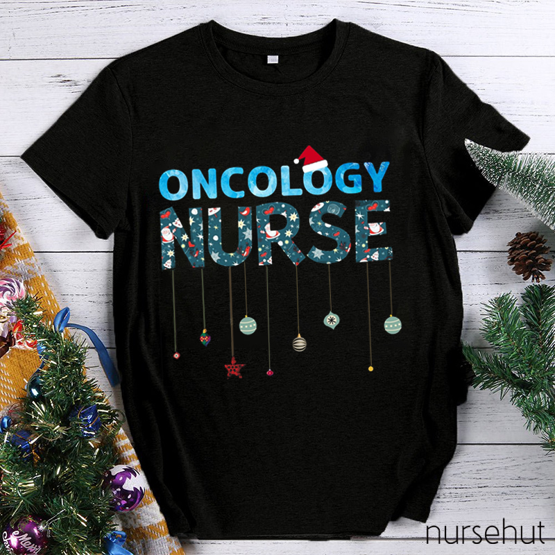 Christmas Oncology Nurse T-Shirt