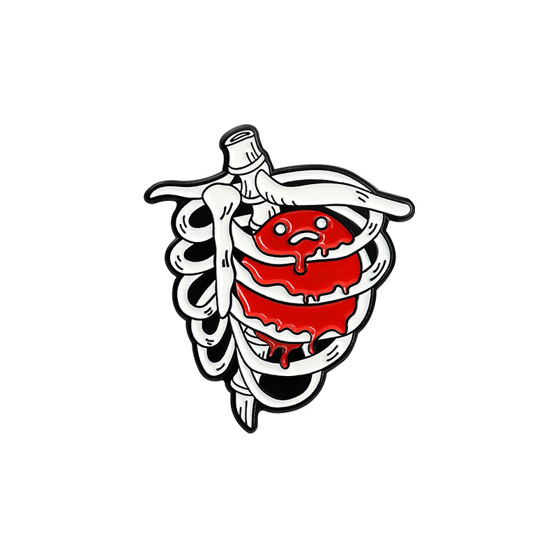 Funny Human Organs Nurse Pin