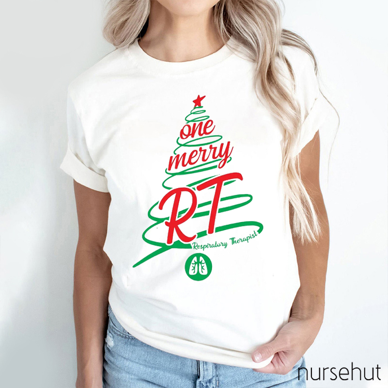One Merry RT Nurse T-Shirt