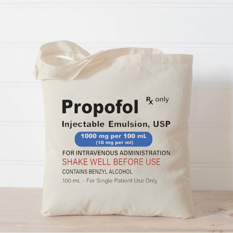 Propofol Anesthetist GI Nurse Tote Bag