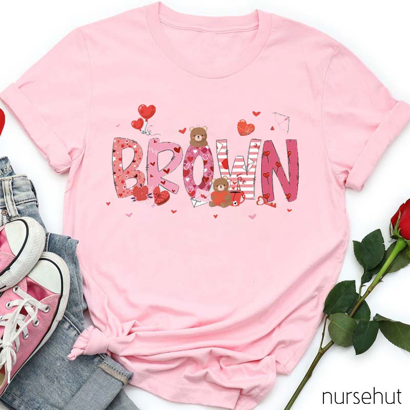 Personalized Show My Love Nurse T-Shirt