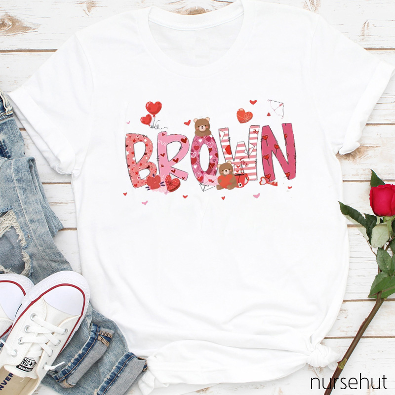 Personalized Show My Love Nurse T-Shirt