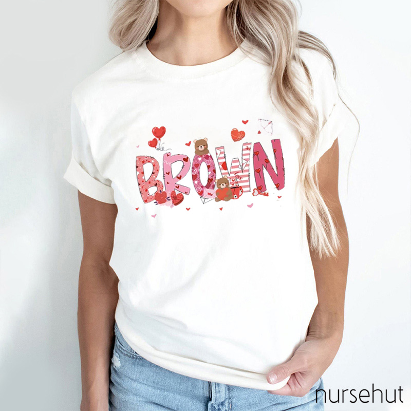 Personalized Show My Love Nurse T-Shirt