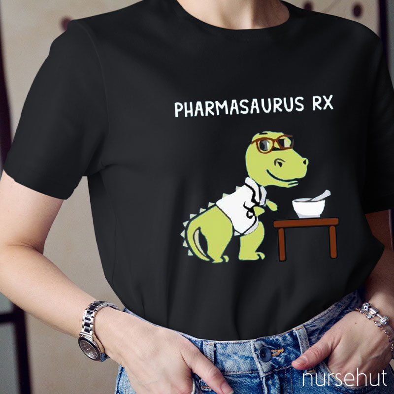 Pharmasaurus Rx Nurse T-Shirt