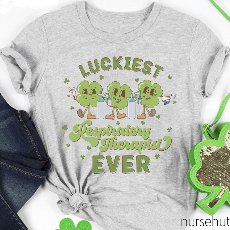 Luckiest RT Ever Nurse T-Shirt
