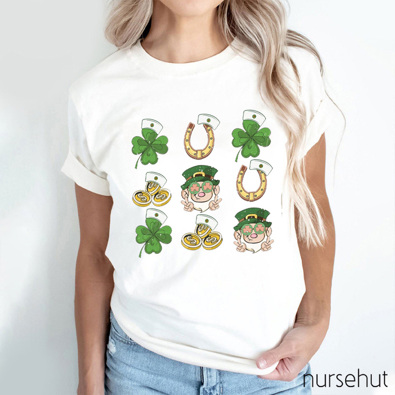 Lucky Clovers Nurse T-Shirt