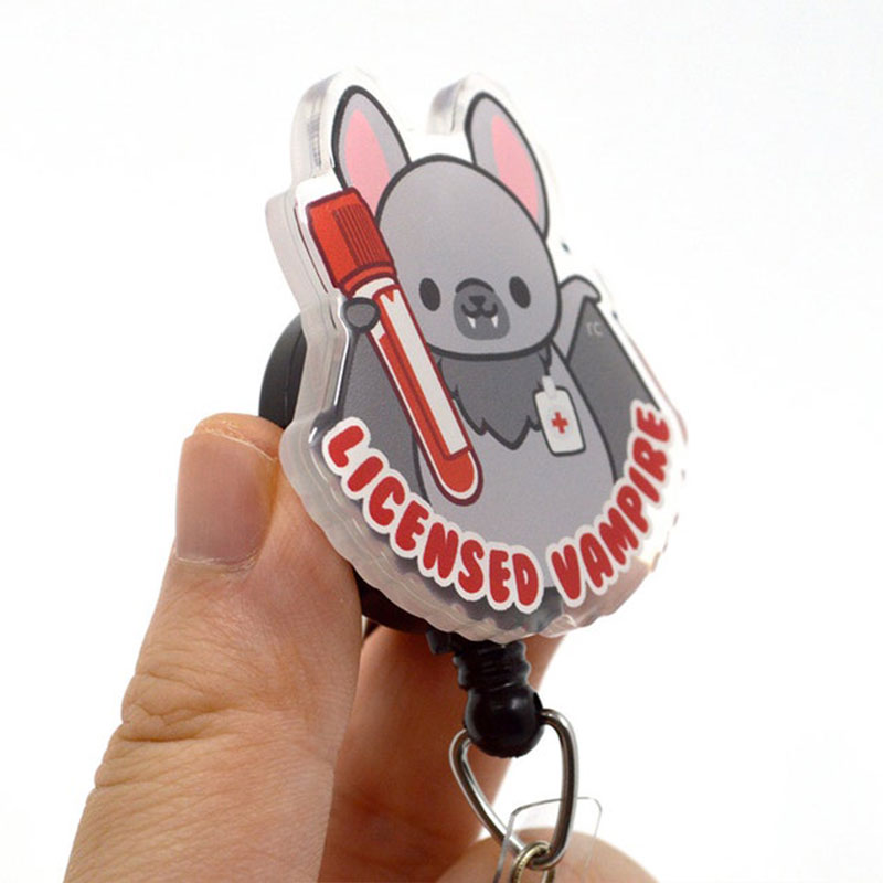 Licensed Vampire Nurse Badge Reel