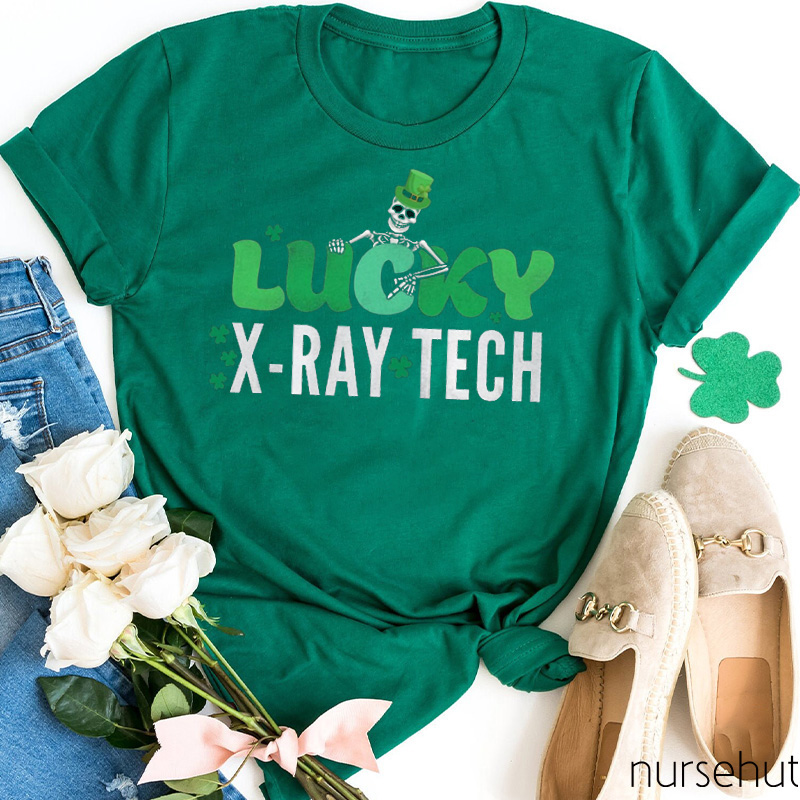Lucky X-Ray Tech Nurse T-Shirt