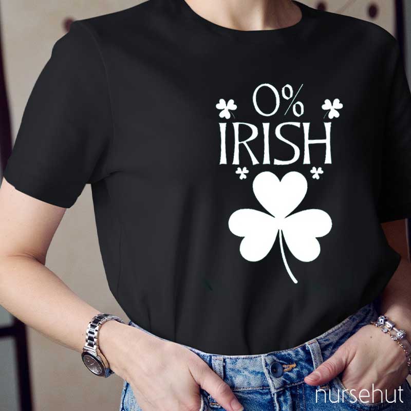 0% Irish Nurse T-Shirt