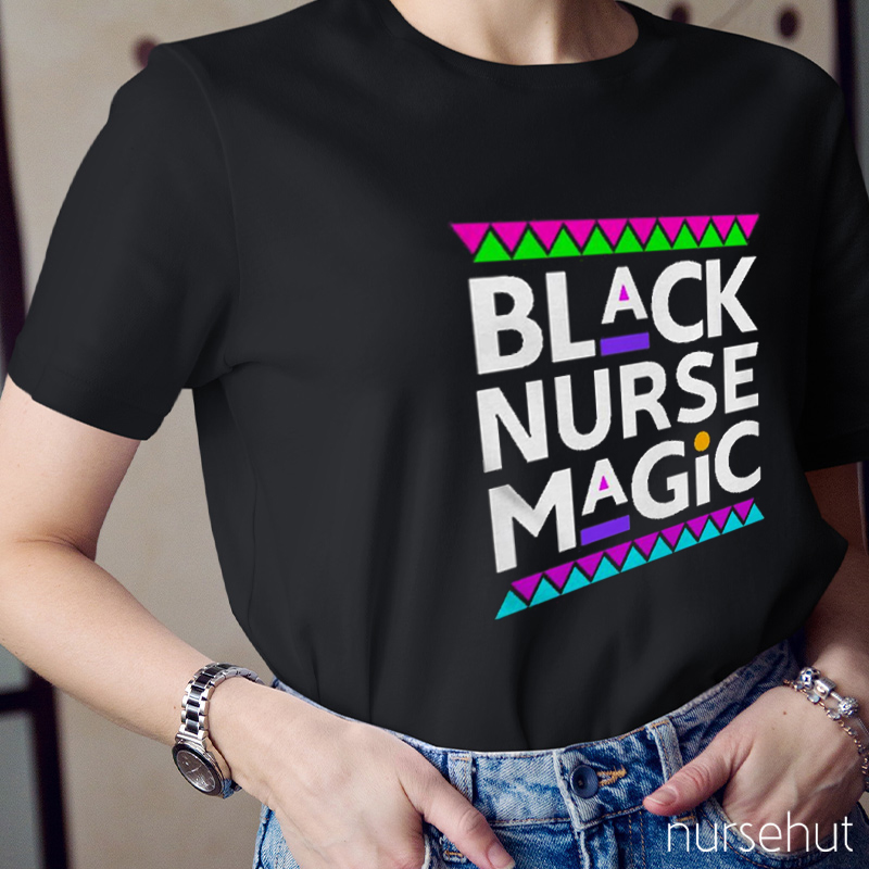 Best Black Nurse T-Shirt
