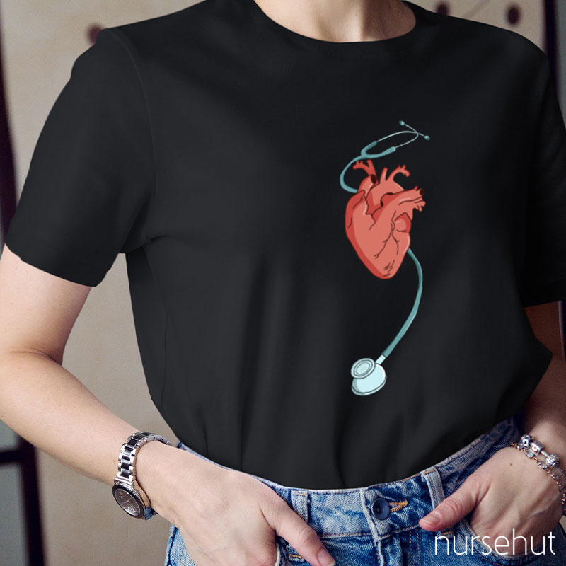 Listen To Your Heart Beat Nurse T-Shirt