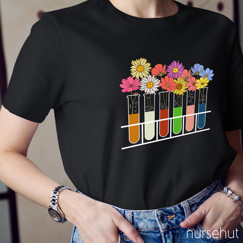 Grow Some Flower Here Nurse T-Shirt