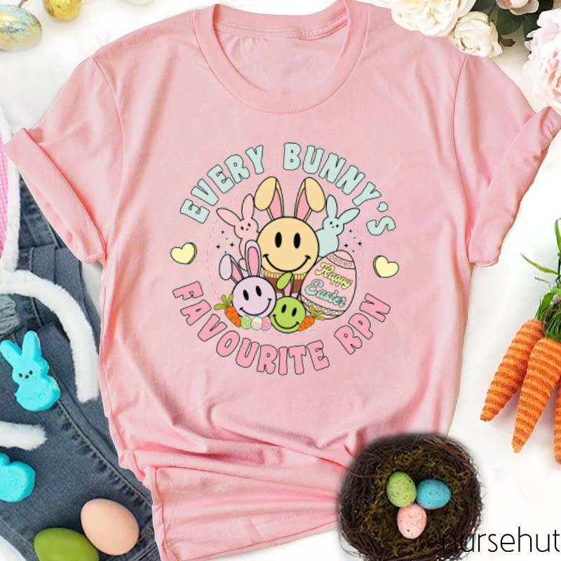 Personalized Every Bunny's Favorite Nurse T-Shirt