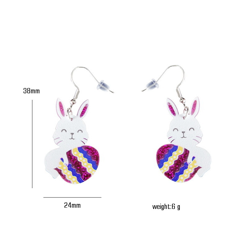Give You The Most Beautiful Easter Eggs Teacher Acrylic Earrings