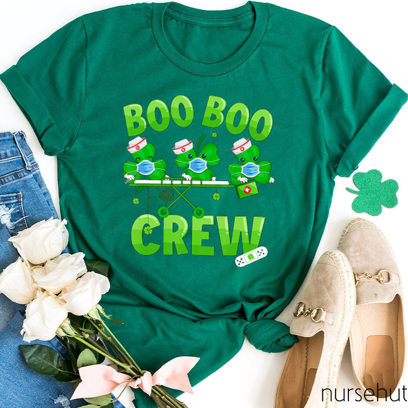 Boo Boo Clover Crew Nurse T-Shirt
