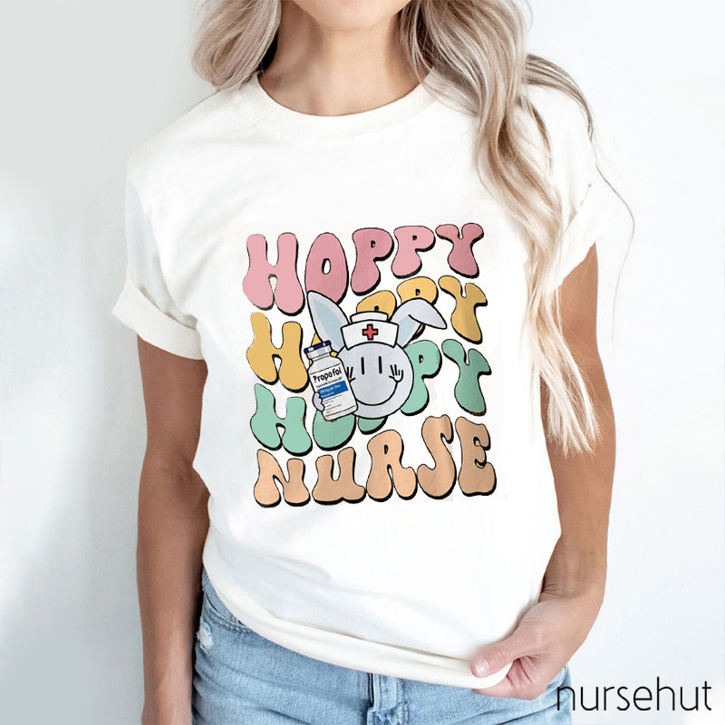 Hoppy Hoppy Hoppy Nurse T-Shirt