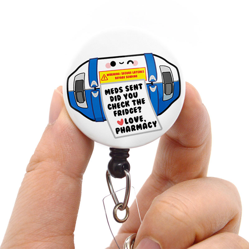 Love Pharmacy Nurse Badge Reel