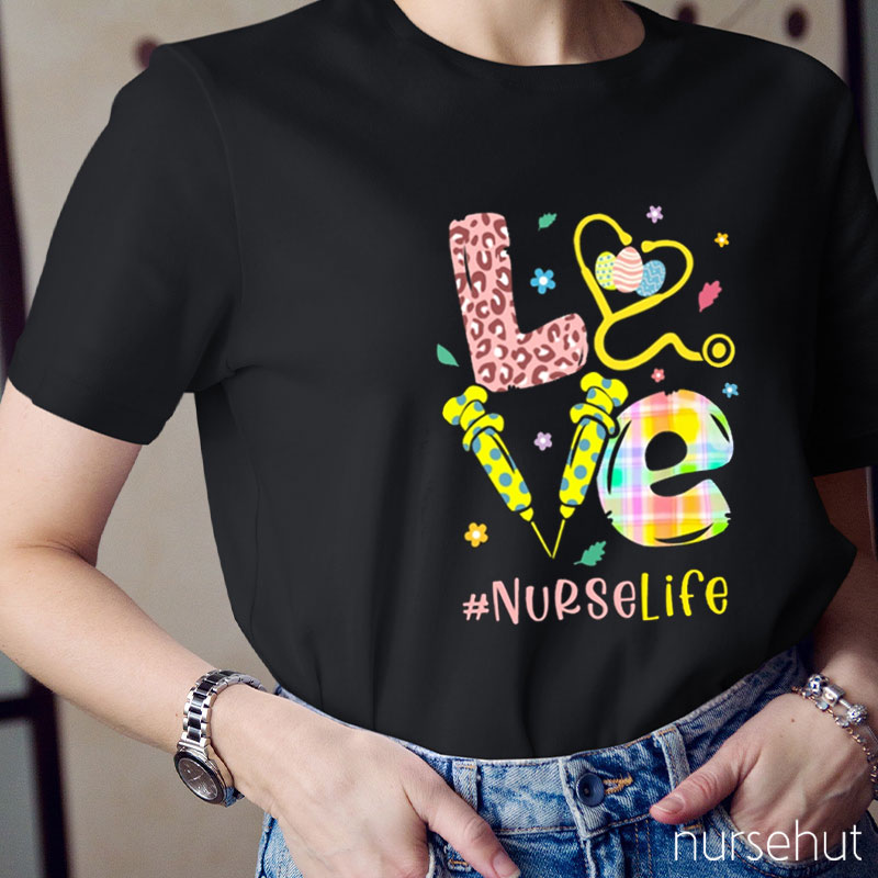 Colorful Nurse Life Nurse T-Shirt
