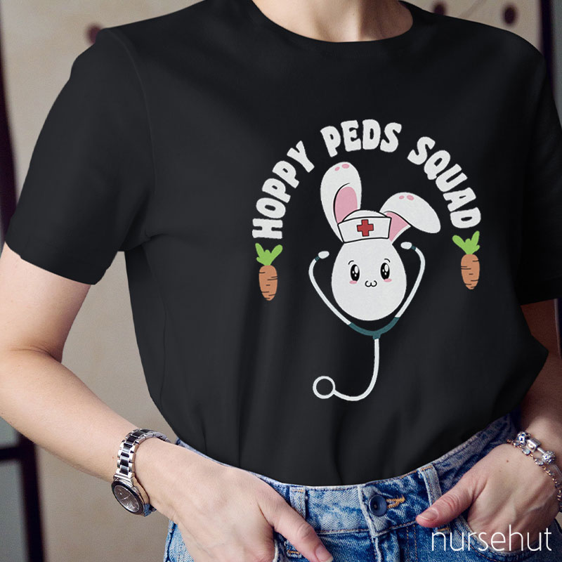 Hoppy Peds Squad Nurse T-Shirt