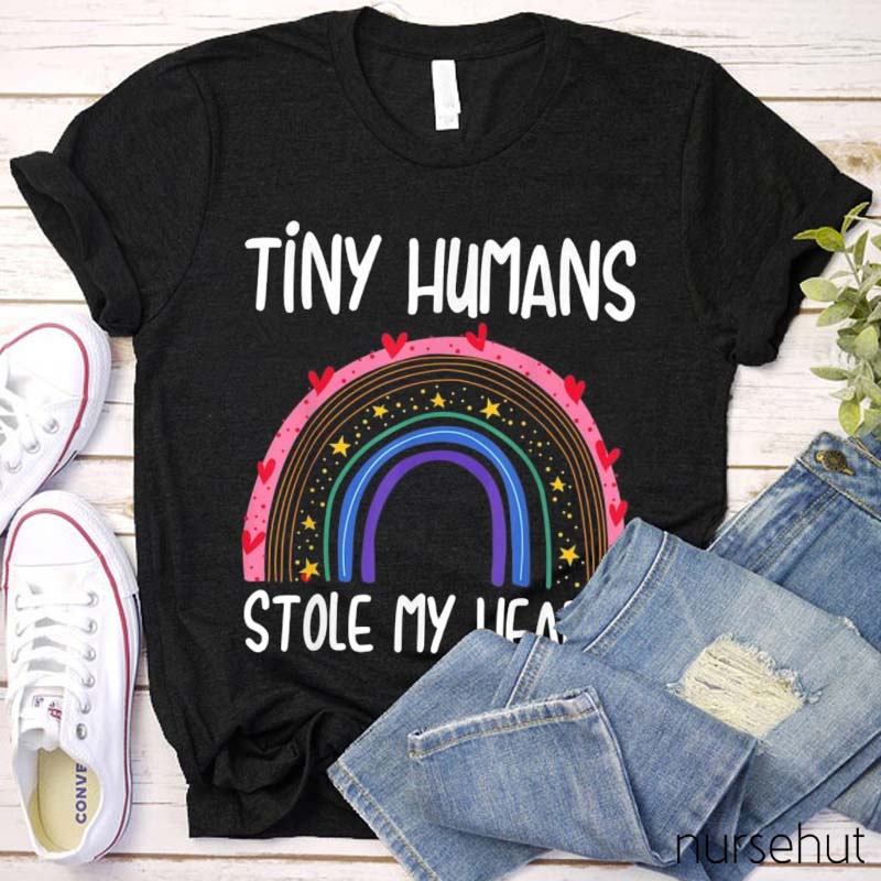 Tiny Human Stole My Heart Nurse T-Shirt