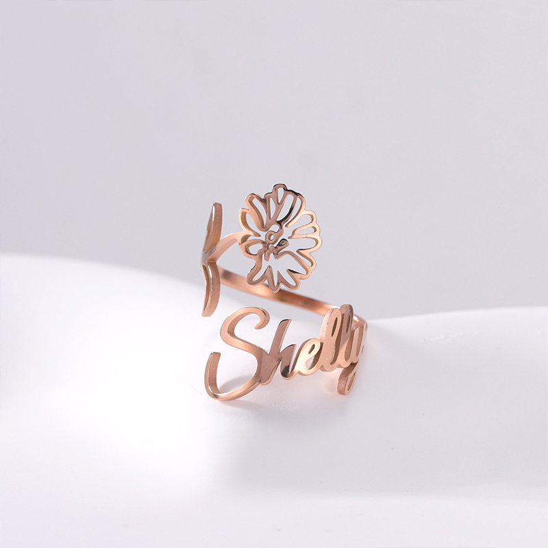 Personalized Name Tag With Flower Nurse Stethoscope ID Tag