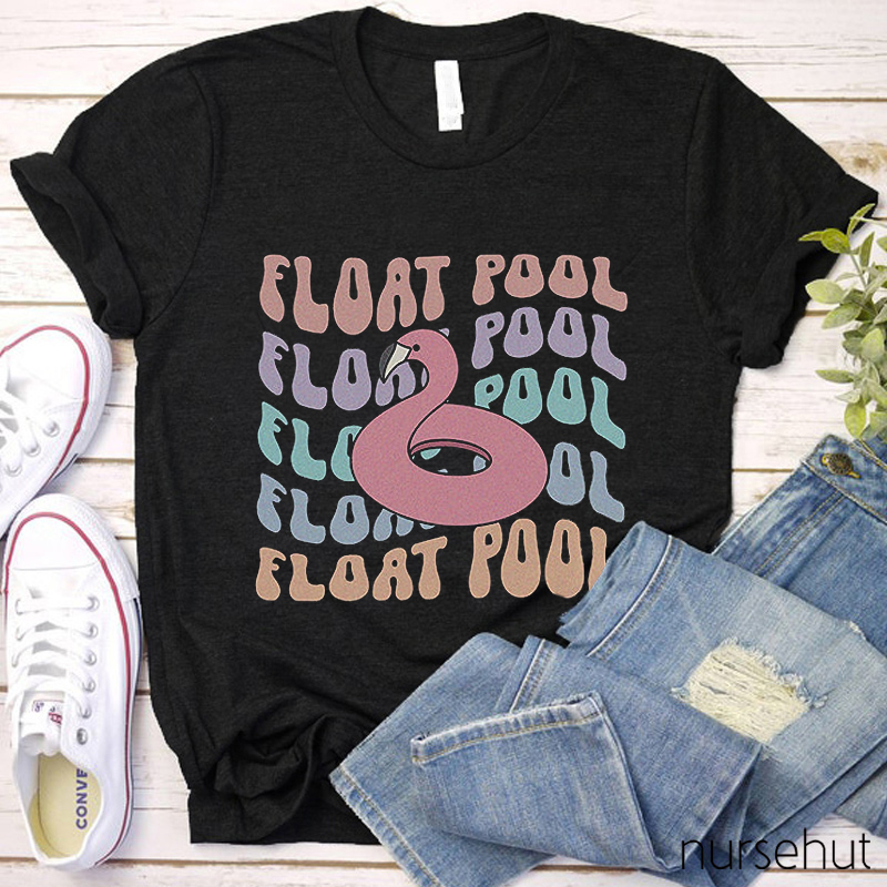 float-pool-nurse-t-shirt