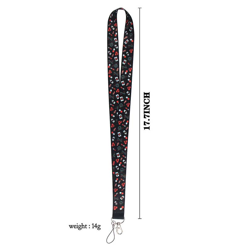 Cute Doctor And Nurse Lanyard