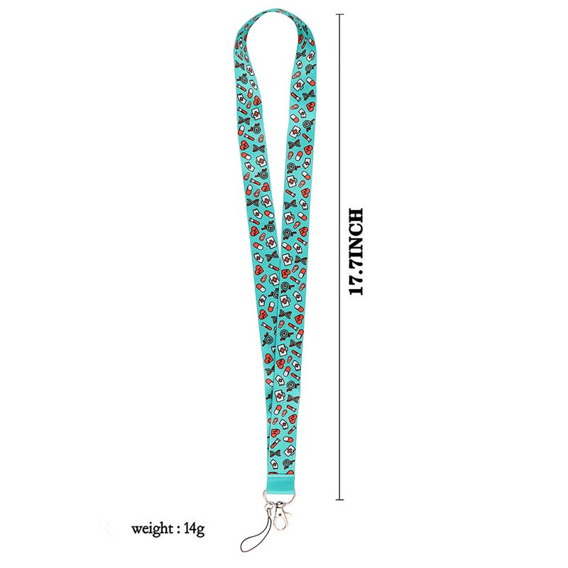 Cute Doctor And Nurse Lanyard