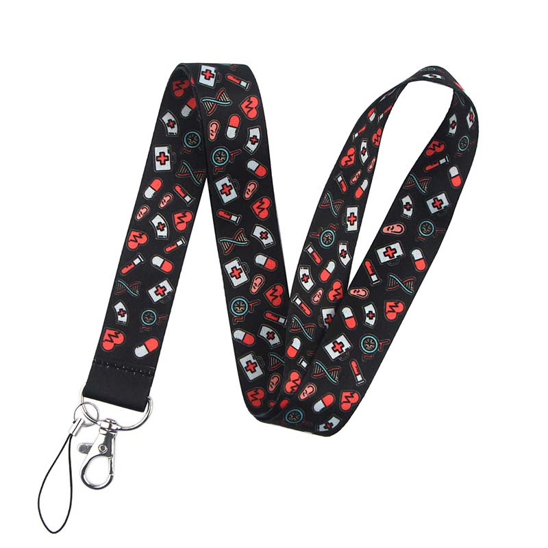 Cute Doctor And Nurse Lanyard