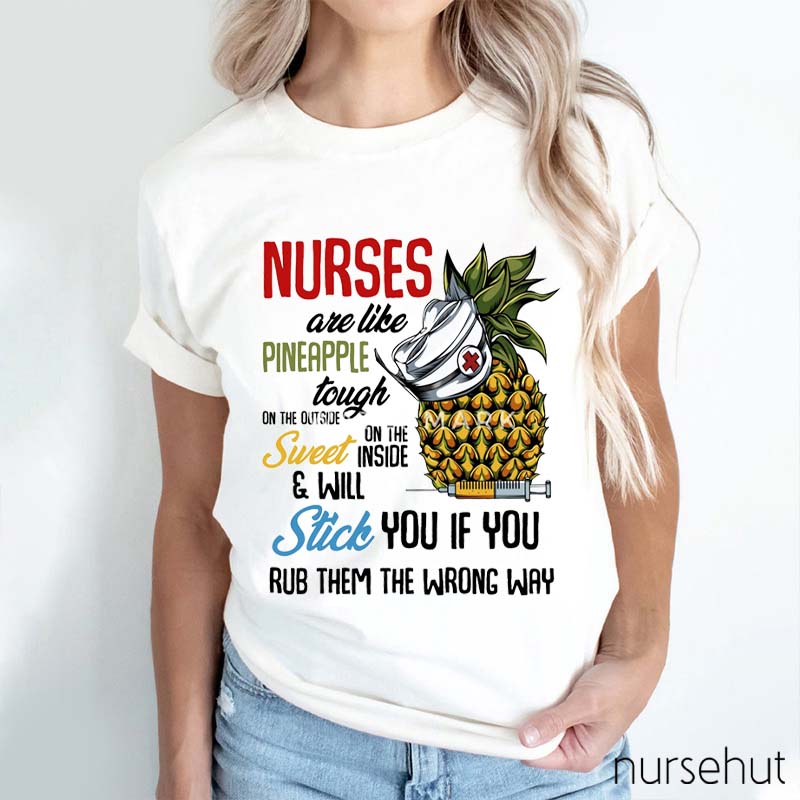 Pineapple Sweet Stick Nurse T-Shirt