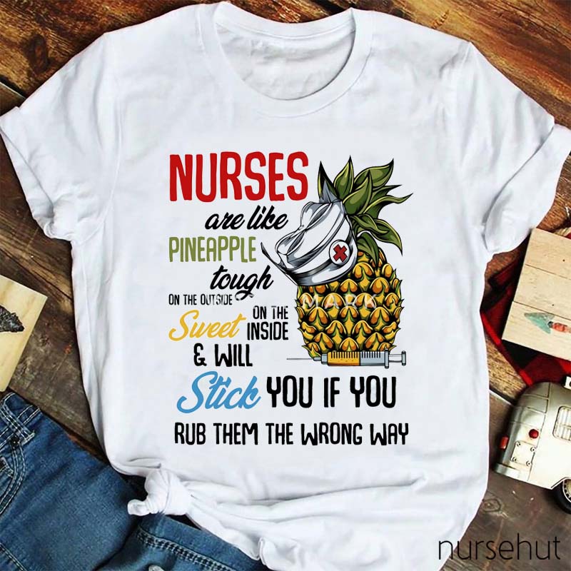 Pineapple Sweet Stick Nurse T-Shirt