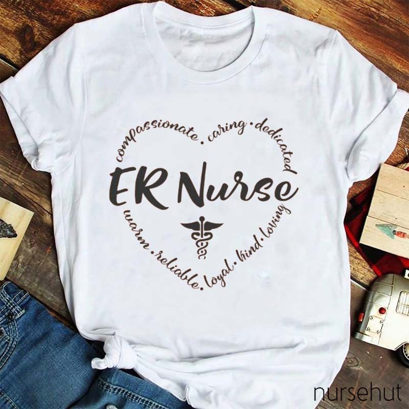 Loyal Compassionate Dedicated Nurse T-Shirt
