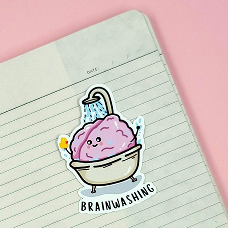 Brain Washing Nurse Stickers