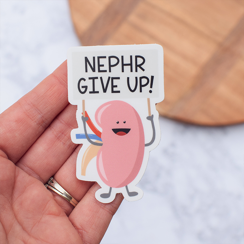 Never Give Up Nurse Stickers