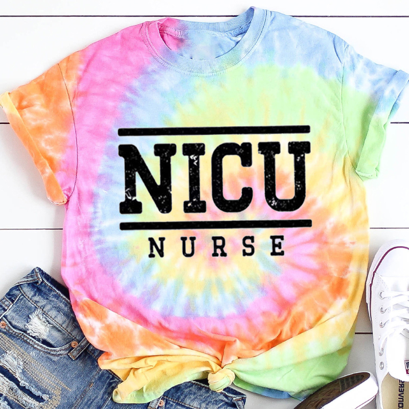 NICU Tie-dye T-Shirt