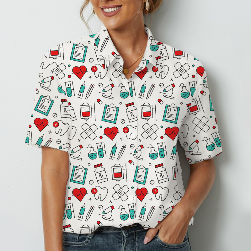 Medical Supplies Nurse Short Sleeve Shirt