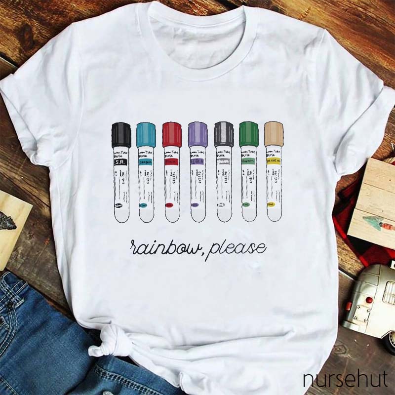 Rainbow Please Nurse T-Shirt