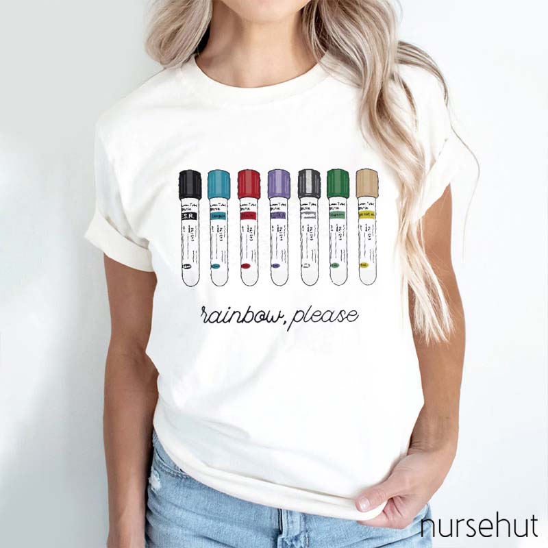 Rainbow Please Nurse T-Shirt
