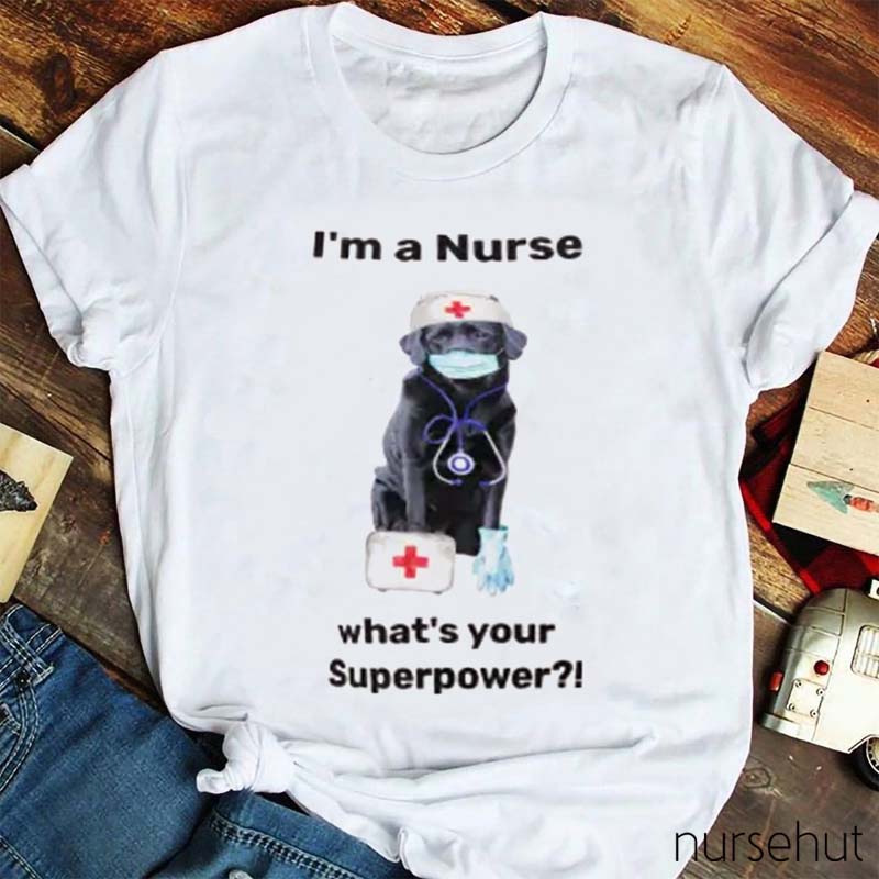Nursing Cute Dog Nurse T-Shirt