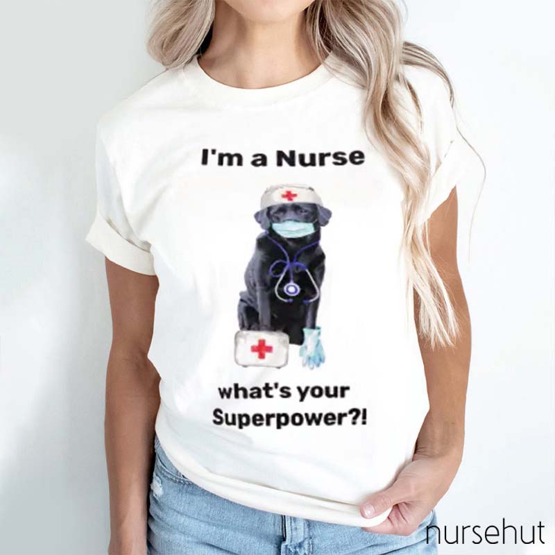 Nursing Cute Dog Nurse T-Shirt