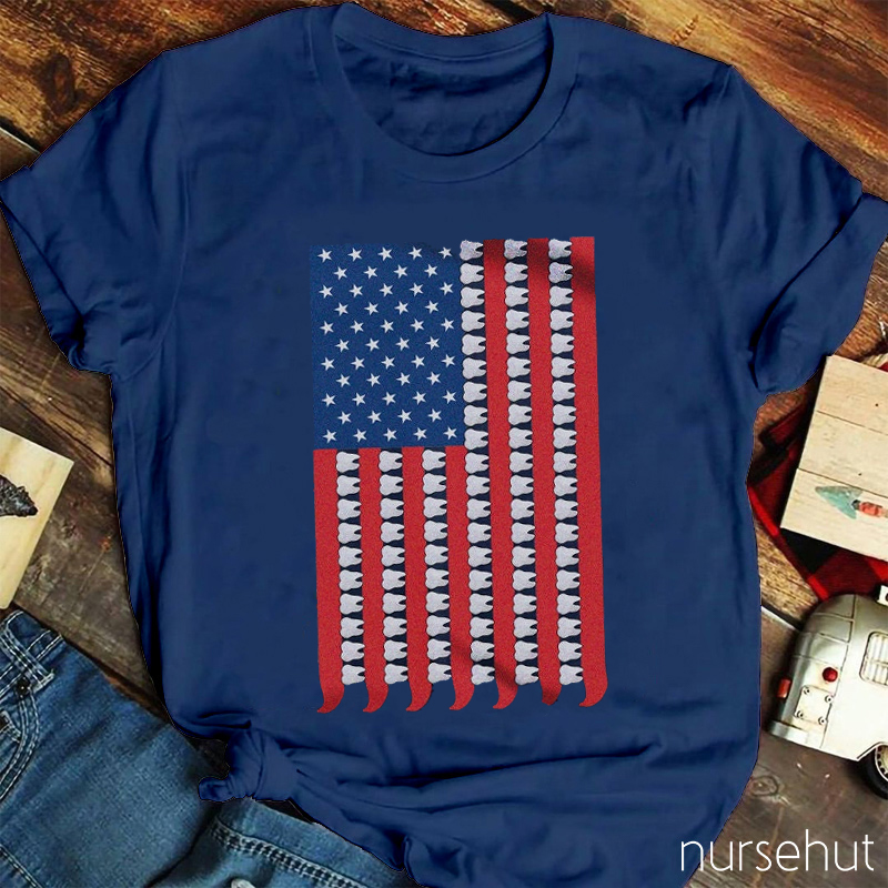 Independence Day Dentisit Nurse T-Shirt