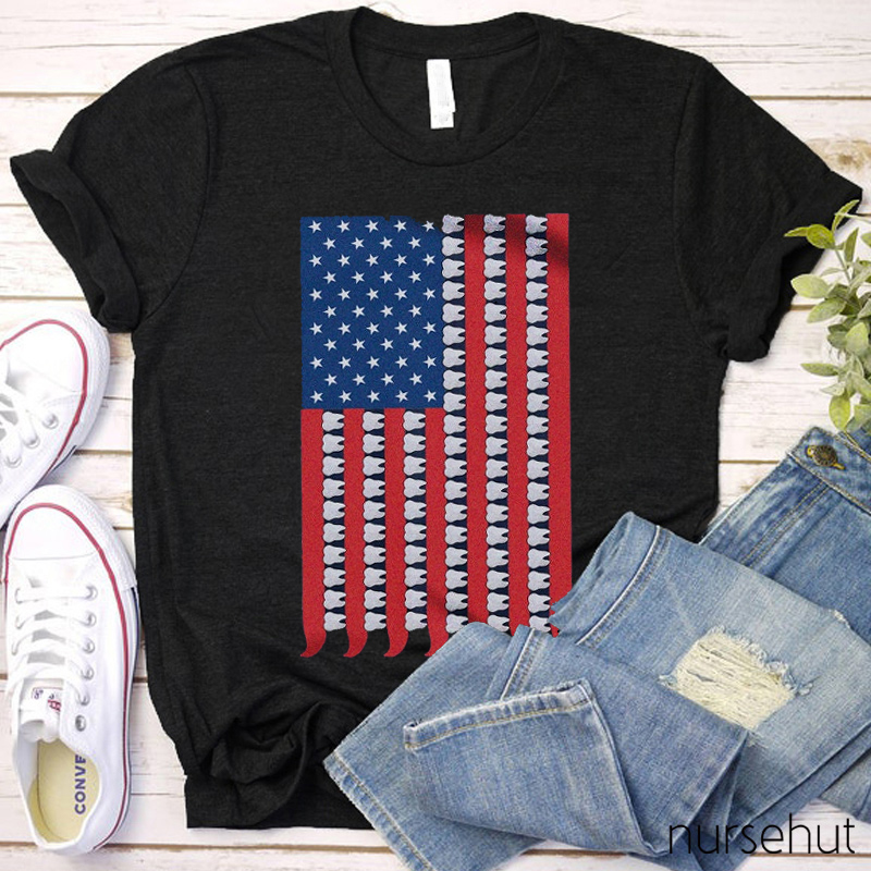 Independence Day Dentisit Nurse T-Shirt
