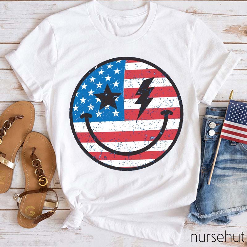 Smile Flag Nurse T-Shirt