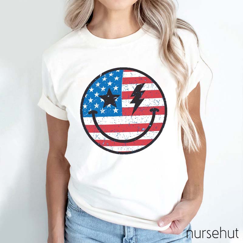 Smile Flag Nurse T-Shirt